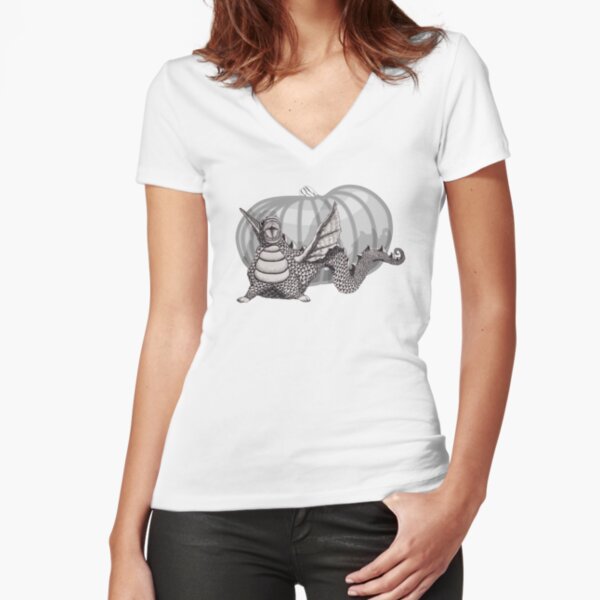 Fitted V-Neck T-Shirt