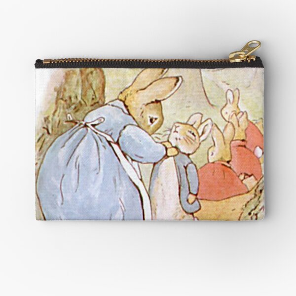 PETER RABBIT CABBAGE zipped pouch coin purse CARROTS beatrix potter free postage