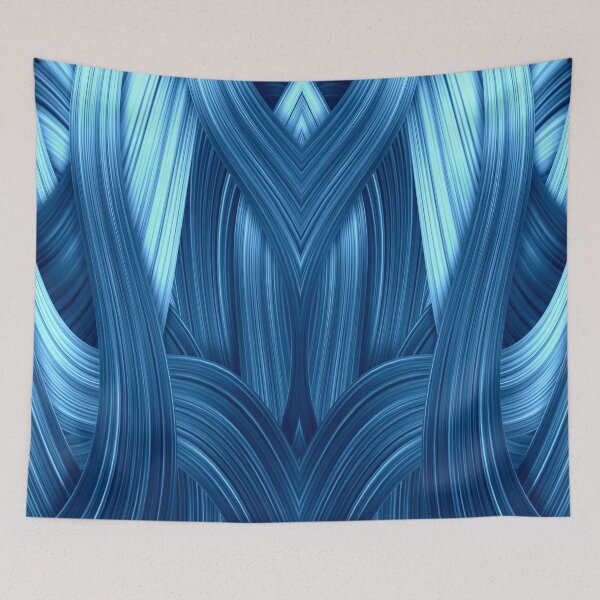 Item preview, Abstraction in blue designed and sold by harietteh.