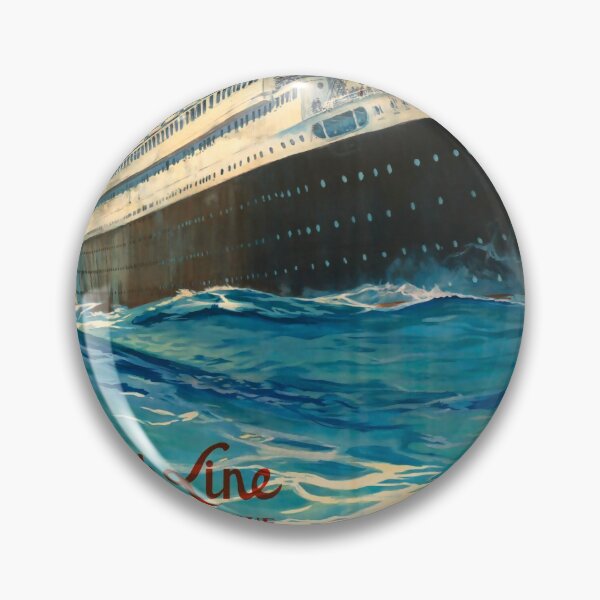 Item preview, French Line vintage travel poster designed and sold by stickart-marek.