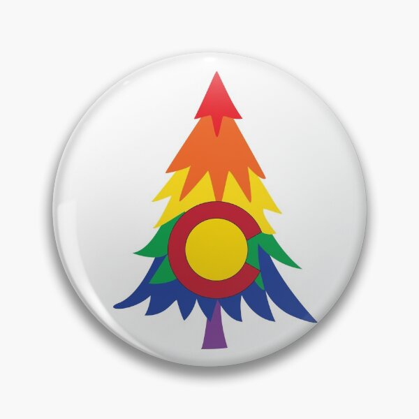 Item preview, Hand Drawn Pride Tree Colorado Flag designed and sold by itsrturn.