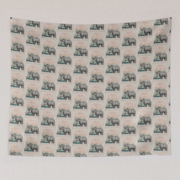 Item preview, Rhino  designed and sold by Tonyasartprints.
