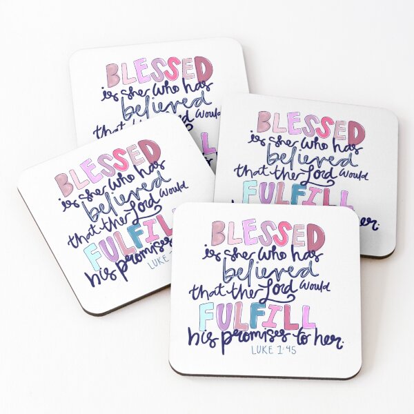 Item preview, Luke 1:45 - bible verse designed and sold by itsokaymk.