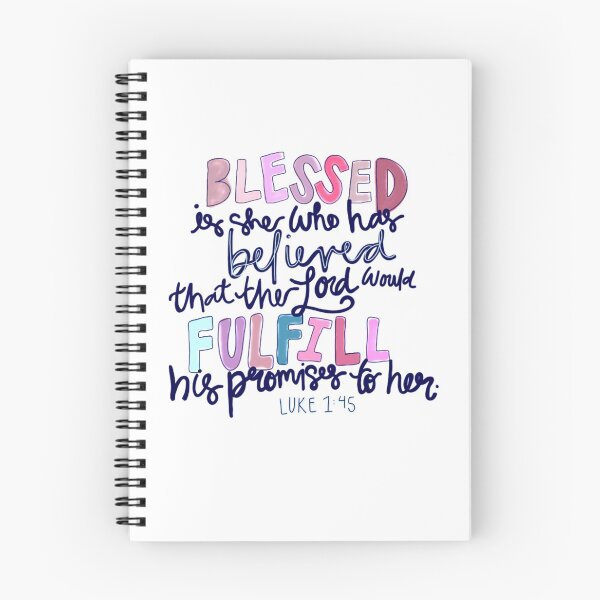 Item preview, Luke 1:45 - bible verse designed and sold by itsokaymk.