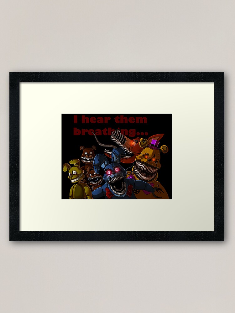 Fnaf Nightmare Animatronics Wall Art for Sale