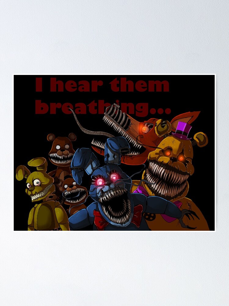 FNaF 4 but the Nightmare Animatronics don't scare you anymore