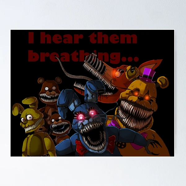 FNAF 4 Nightmare Animatronics Sticker for Sale by ladyfiszi