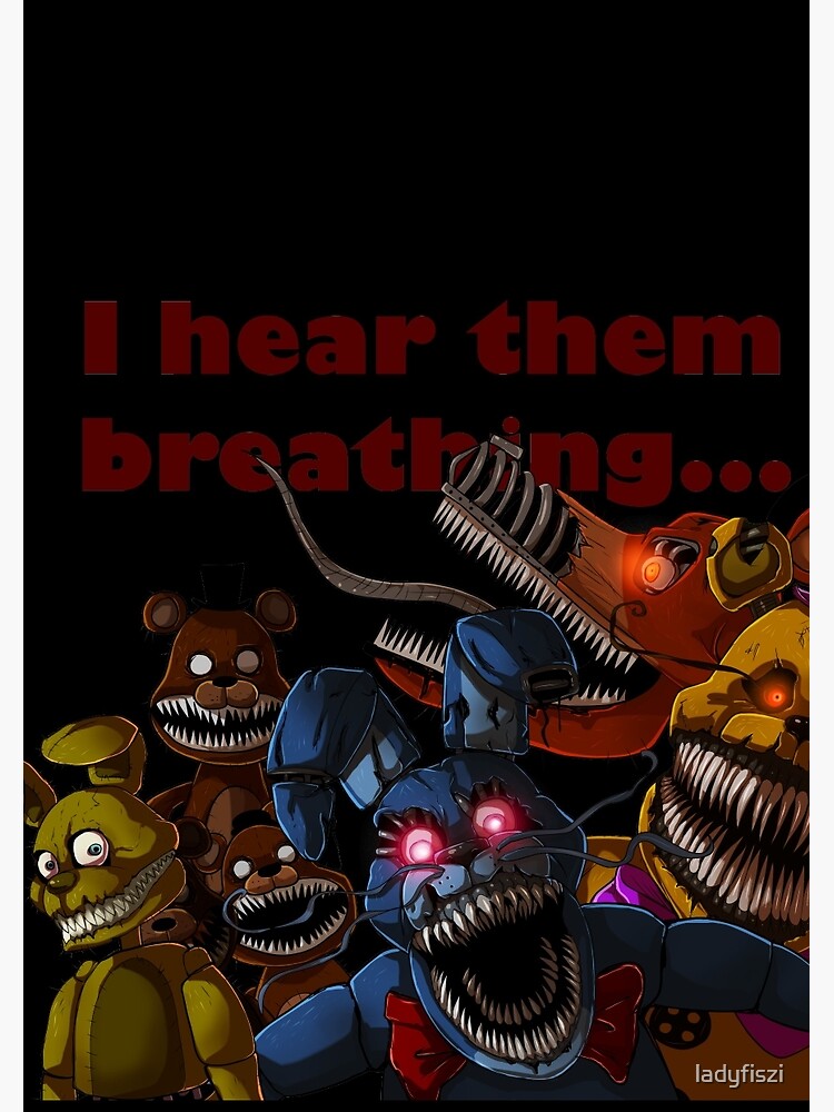 FNAF 4 Nightmare Animatronics Postcard for Sale by ladyfiszi