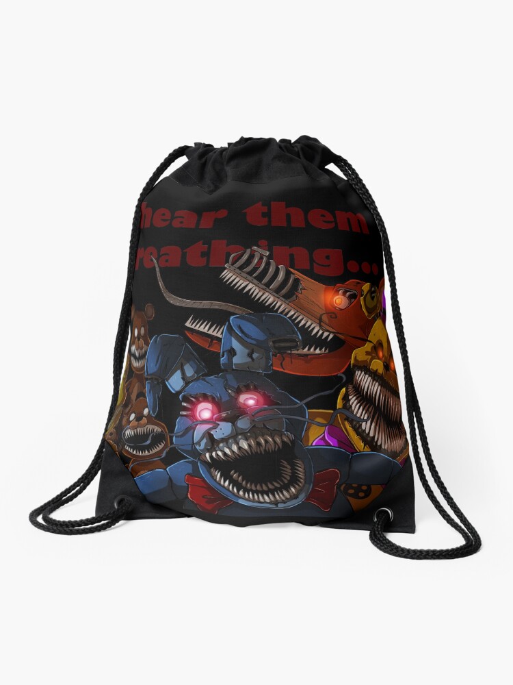 FNAF 4 Nightmare Animatronics Drawstring Bag for Sale by