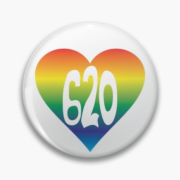 Item preview, Hand Drawn Kansas Pride Rainbow Heart 620 Area Code designed and sold by itsrturn.
