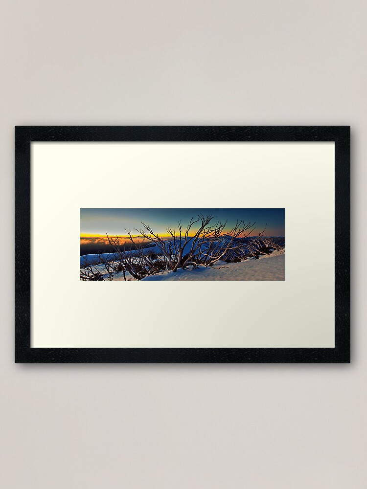 Thumbnail 2 of 7, Framed Art Print, 1635 Mt Hotham designed and sold by hangingpixels.