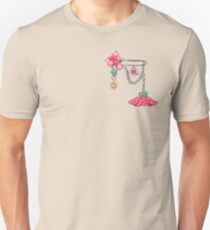 Girly Brooch Accessory Unisex T-Shirt