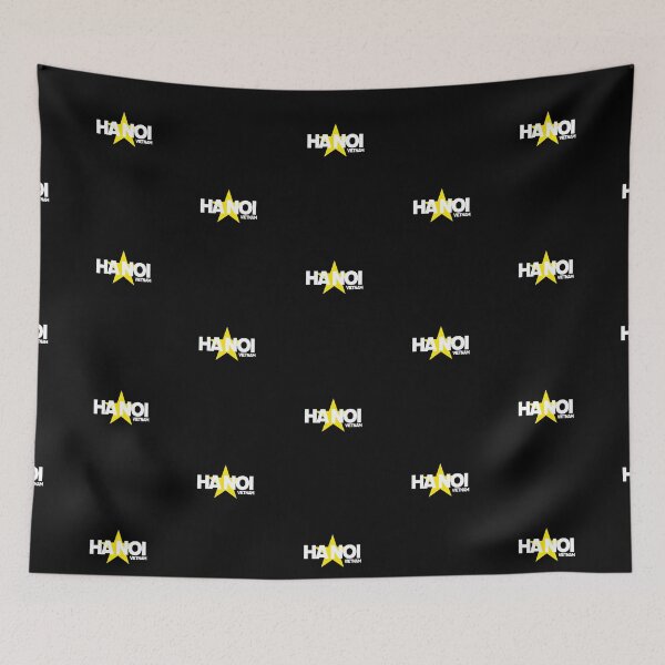 Item preview, Ha Noi - Vietnam including Yellow Star Background designed and sold by agsduy.