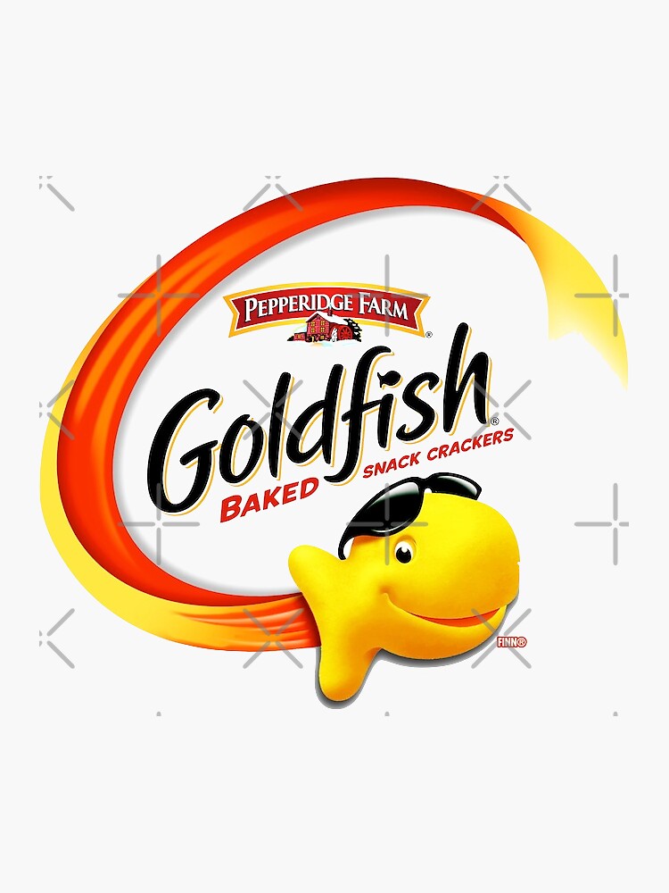 "Goldfish crackers" Sticker by kallott | Redbubble