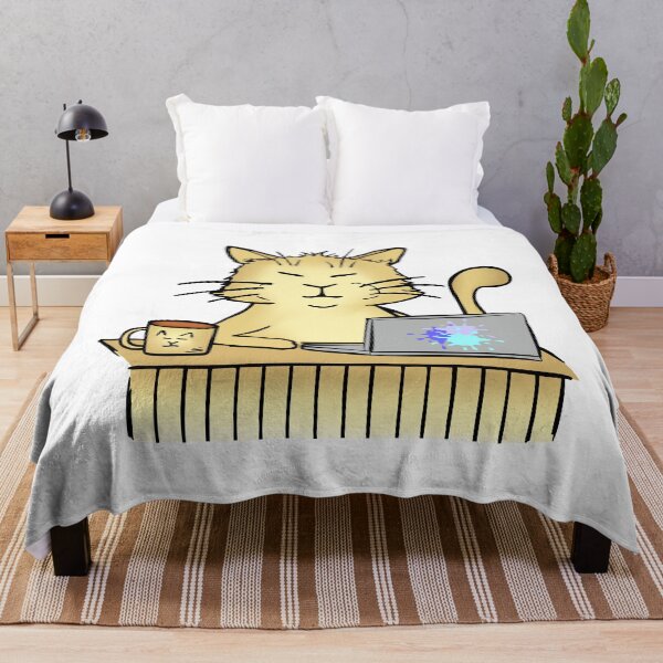 Item preview, Home office cat designed and sold by claudiasartwork.