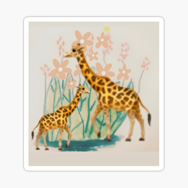 Mama and Baby Giraffe Tumbler