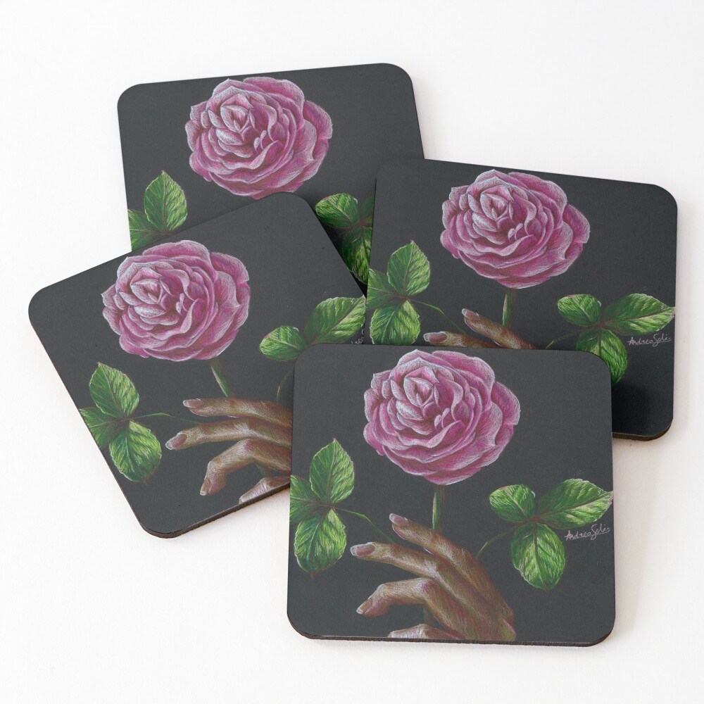 Item preview, Coasters (Set of 4) designed and sold by andrearedbubble.