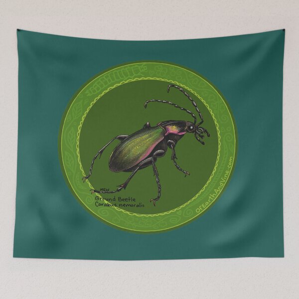 Item preview, Ground Beetle round designed and sold by mernstw.