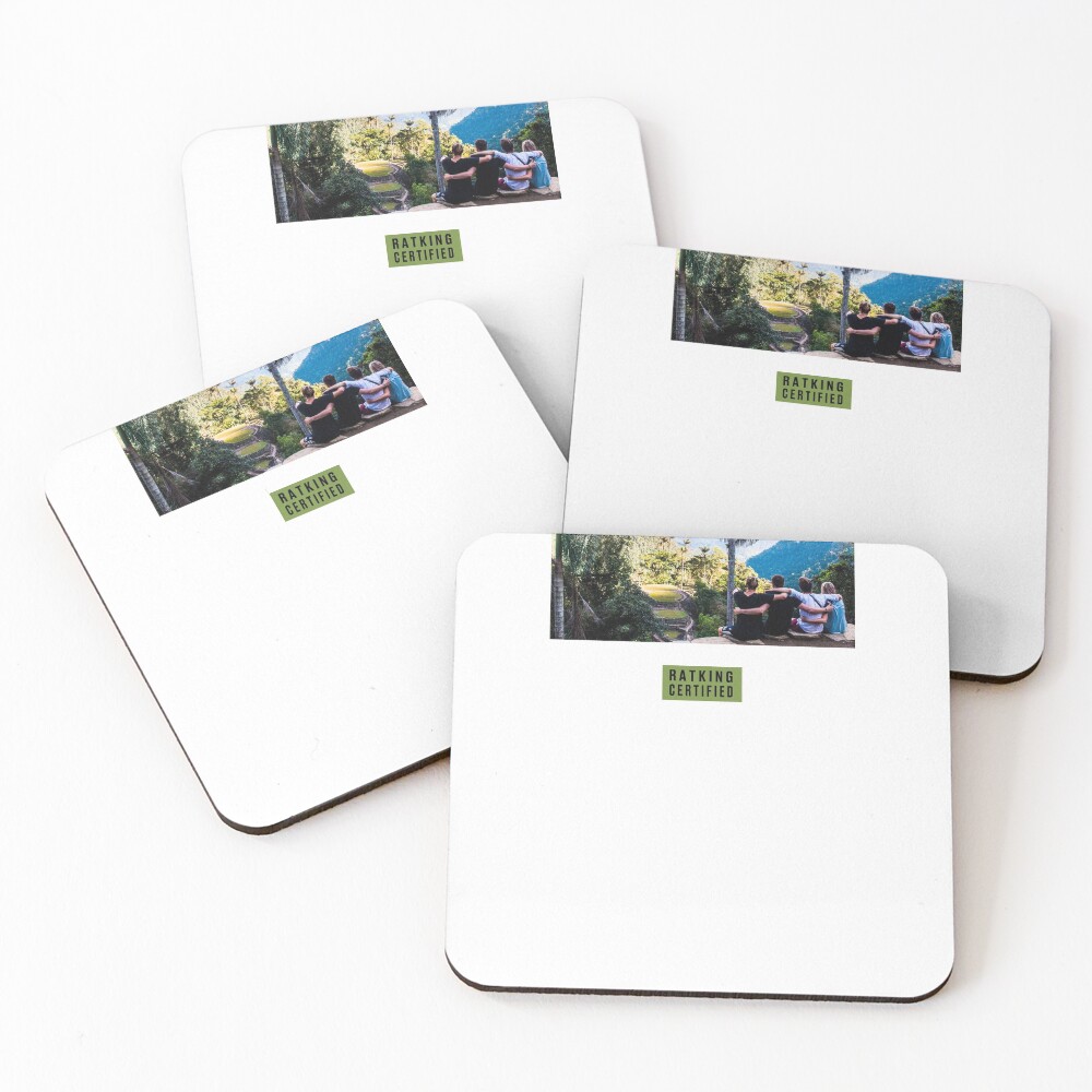 Item preview, Coasters (Set of 4) designed and sold by RATKINGtees.