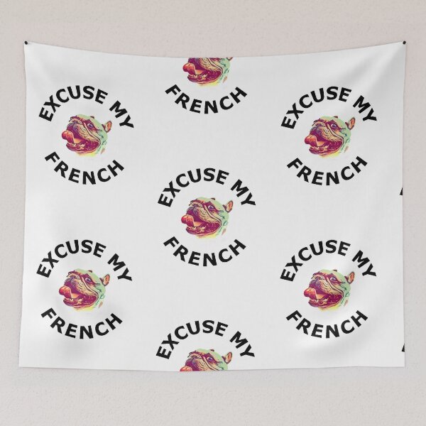 Item preview, Excuse My French - Black designed and sold by ryanwfraser.