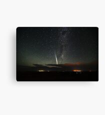 Comet Lovejoy over Mannum Canvas Print
