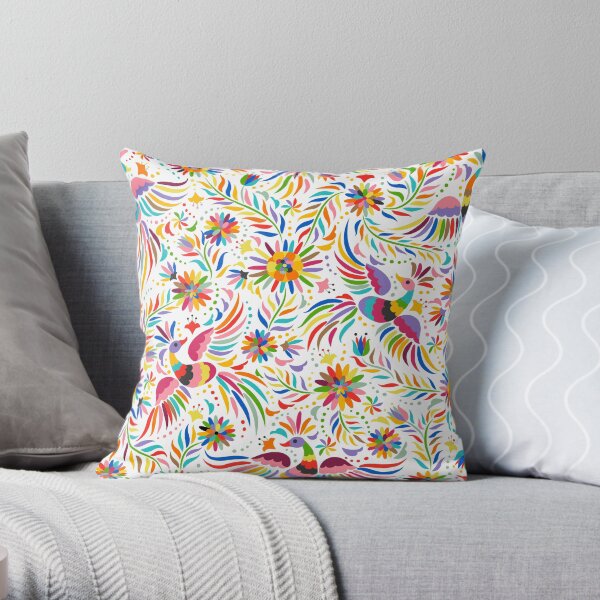 Mexican pattern Throw Pillow