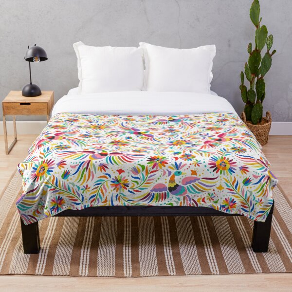 Mexican pattern Throw Blanket