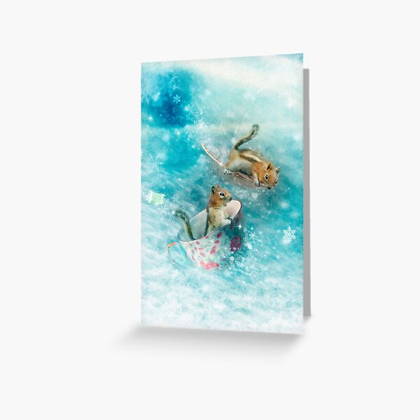 The Teacup Racers Greeting Card