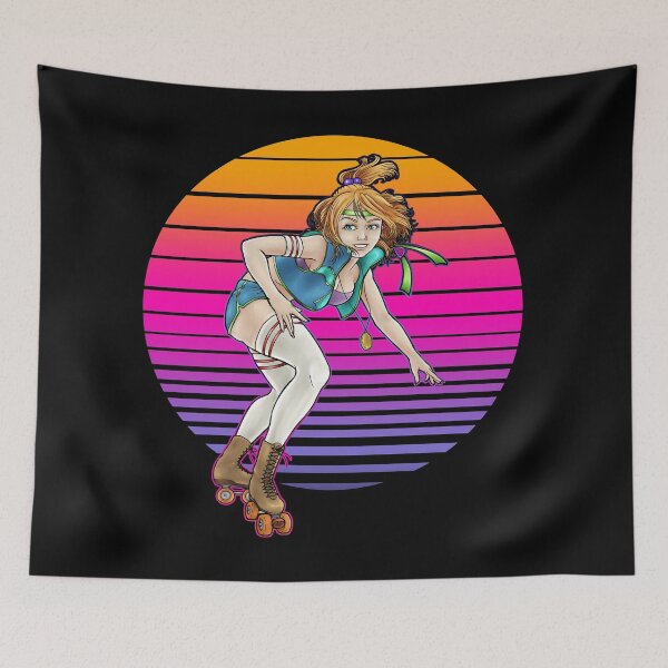Item preview, Neon Sunset Skater designed and sold by ChePanArt.