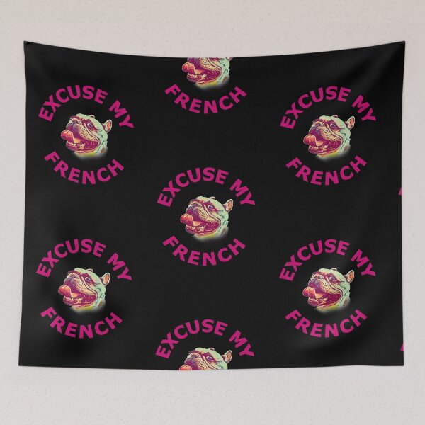 Item preview, Excuse My French - Rose designed and sold by ryanwfraser.