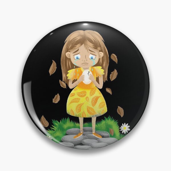 Item preview, Sad girl with broken egg designed and sold by jasmineberry.