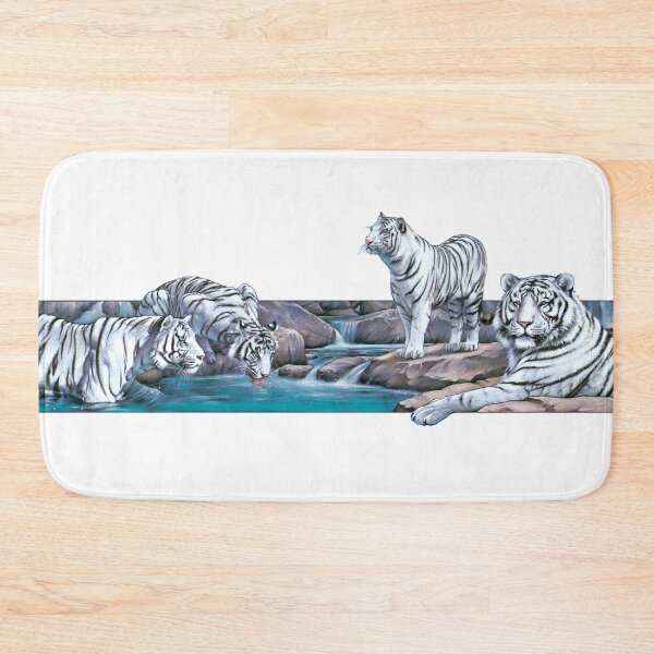 Item preview, White Tigers Basking designed and sold by Salmoneggs.