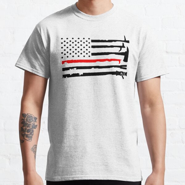 USA FIRE FLAG with Tools Classic T-Shirt