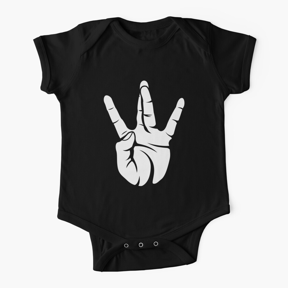 Westside West Coast Rap Hip Hop Hand Sign Baby One-Piece