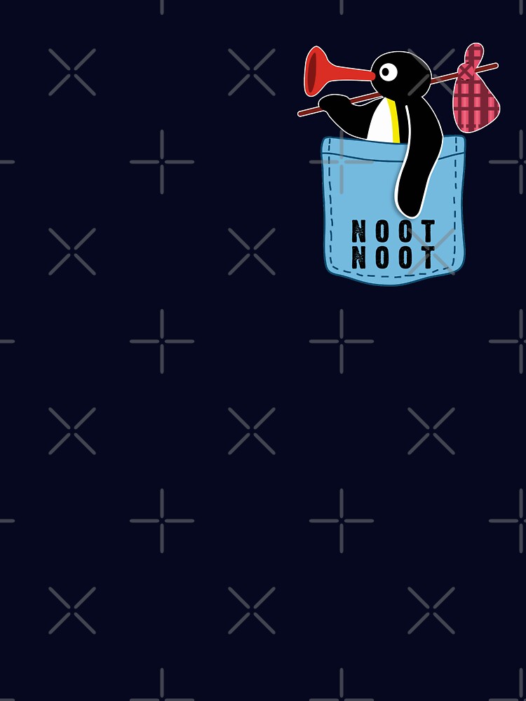 Imagen 7 de 7, Camiseta esencial con la obra Pingüino Noot Noot, diseñada y vendida por samer11.