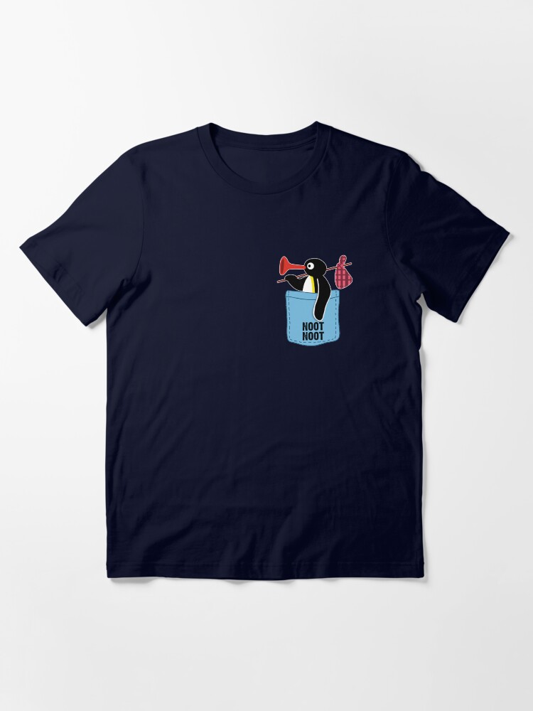 Imagen 3 de 7, Camiseta esencial con la obra Pingüino Noot Noot, diseñada y vendida por samer11.