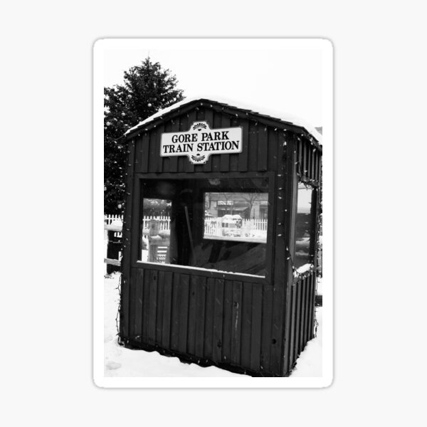 Item preview, Gore Park Vintage Chrtistmas Train Station  designed and sold by PhotosByJG.