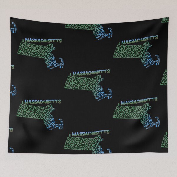 Item preview, Massachusetts State Outline Maze & Labyrinth designed and sold by gorff.
