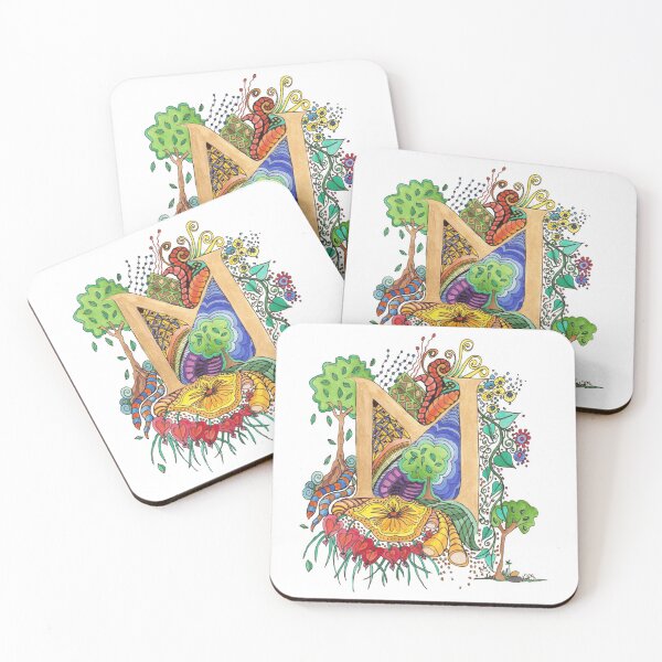 Item preview, M - an illuminated letter designed and sold by wiccked.