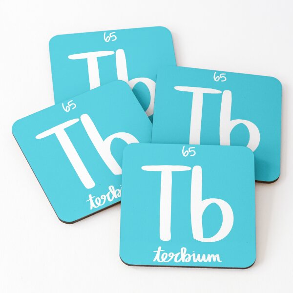 Aperçu de l'œuvre Terbium - Periodic Table of the Elements créée et vendue par Hodgepodge Bricolage.