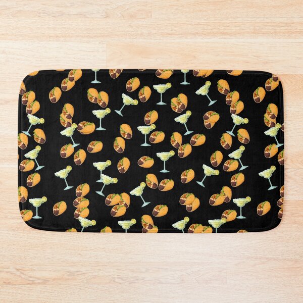 Item preview,  Margaritas and Tacos Fun Mexico Beach Design Black designed and sold by ColorFlowArt.