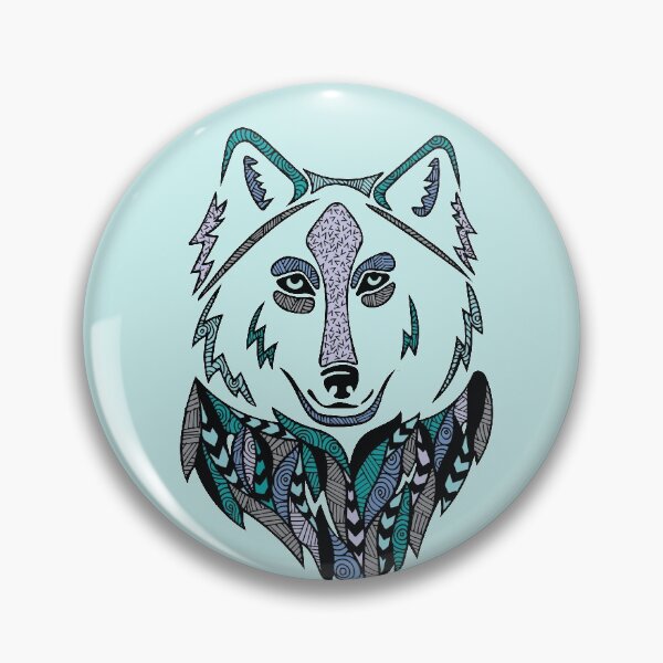 Item preview, Aqua Wolf designed and sold by Nicole Procter.
