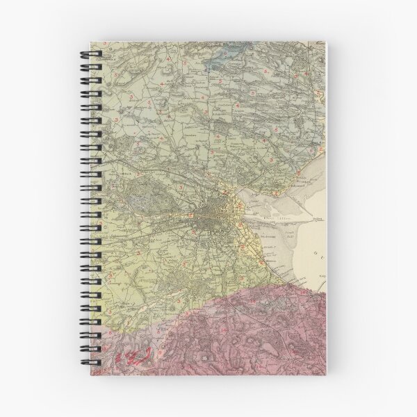 Item preview, Vintage Map of Dublin Ireland (1883) designed and sold by BravuraMedia.
