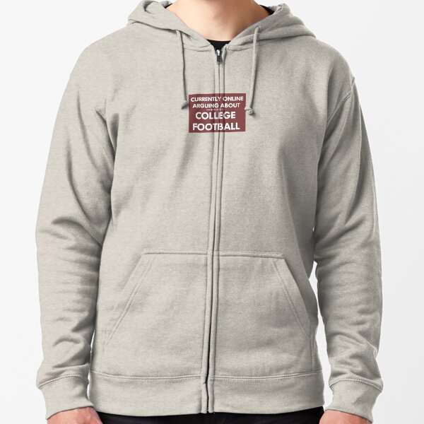 Online Arguing About CFB Zipped Hoodie
