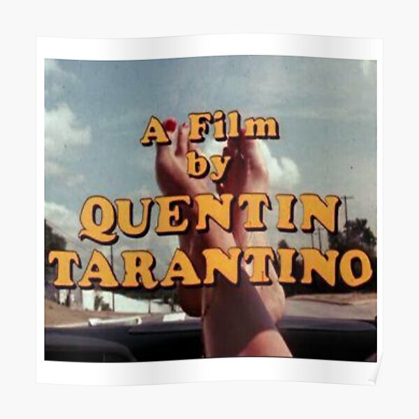 QUENTIN TARANTINO MOVIE DIRECTOR Poster