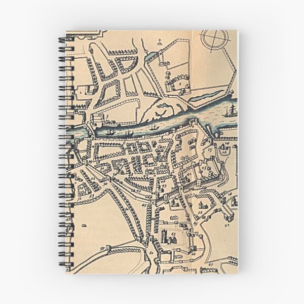 Item preview, Vintage Map of Dublin Ireland (1610) designed and sold by BravuraMedia.
