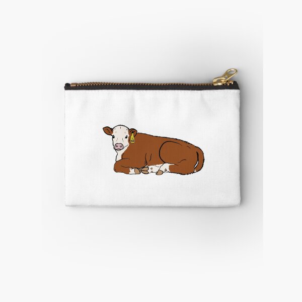 Item preview, Hereford calf, baby cow, calf, design, red and white designed and sold by kholowell.