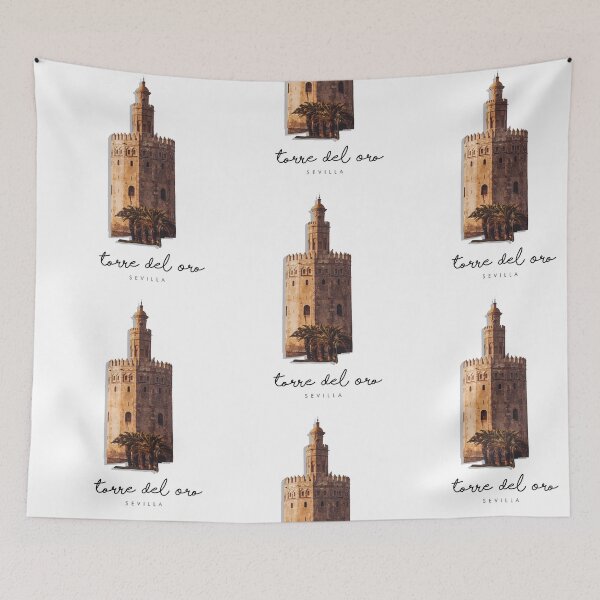 Item preview, Torre del Oro - Sevilla - Minimalist  designed and sold by Tropical Blood.