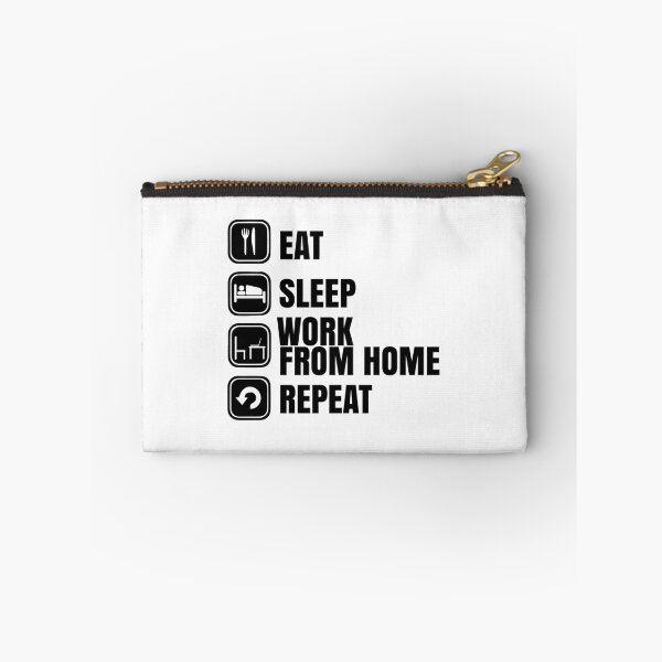 Item preview, Eat sleep work from home repeat designed and sold by LukeRosenberg.