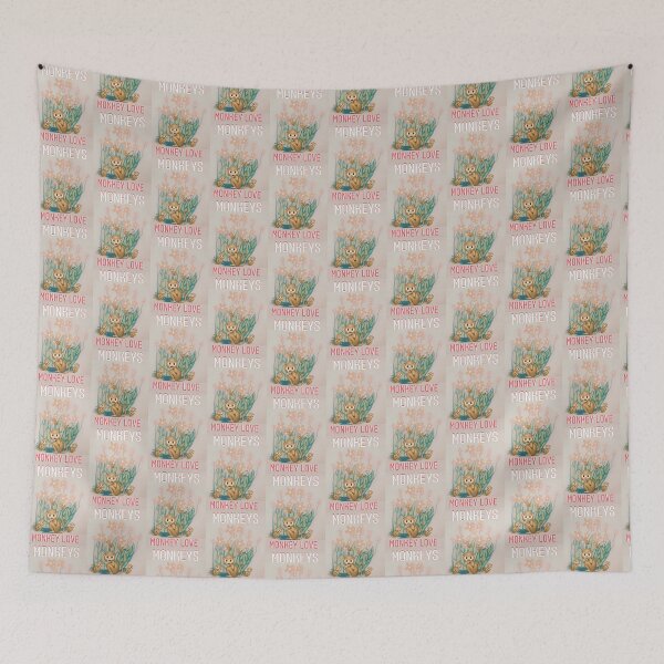 Item preview, Monkey love  designed and sold by Tonyasartprints.